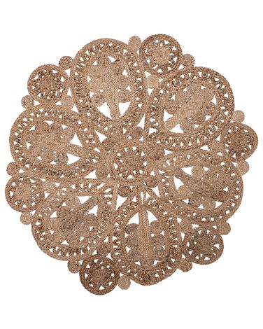 Tapis BUCAK Beige ø 120 cm Jute