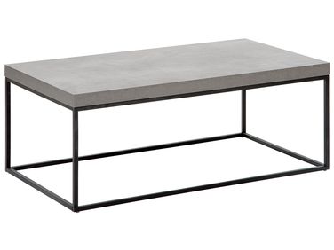 Table basse DELANO Effet béton gris