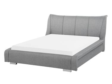 Waterbed Stof NANTES 140 x 200 cm Lichtgrijs