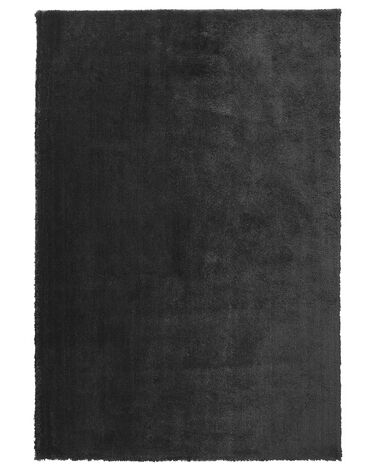Shaggy Rug EVREN Black 140 x 200 cm