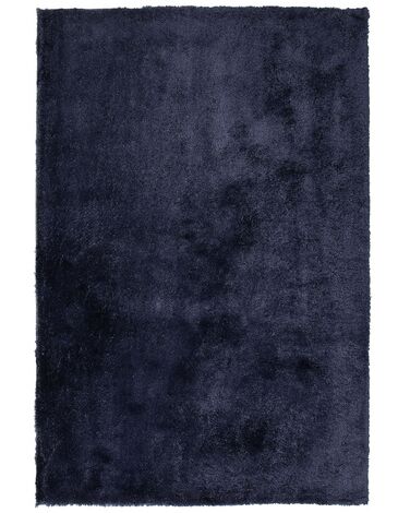 Hoogpoligvloerkleed EVREN Donkerblauw 160 x 230 cm
