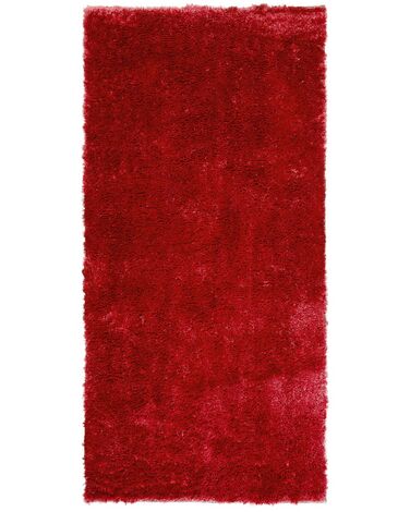 Hoogpoligvloerkleed EVREN Rood 80 x 150 cm