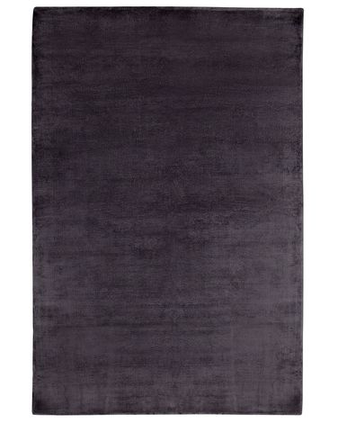 Tapis GESI II Gris foncé 140 x 200 cm Soie artificielle