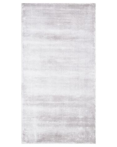 Tapis GESI II Gris clair 80 x 150 cm Soie artificielle
