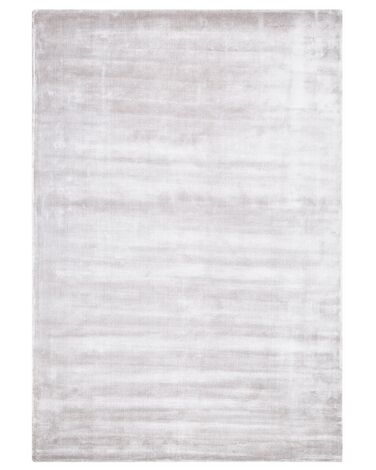 Tapis GESI II Gris clair 140 x 200 cm Soie artificielle