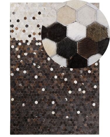 Tapis EYIM Marron 160 x 230 cm Cuir