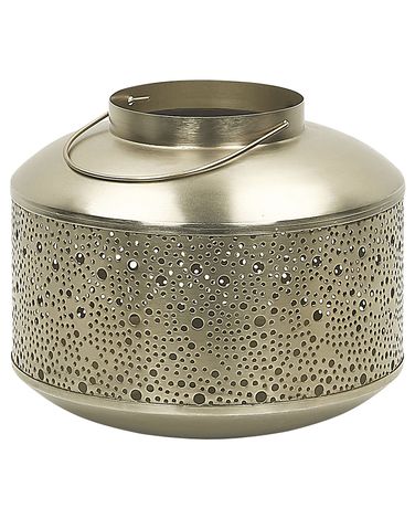 Lantaarn CORFU Metaal 22 cm Goud