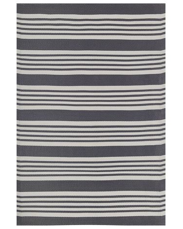 Tapis d'extérieur DELHI Noir 120 x 180 cm