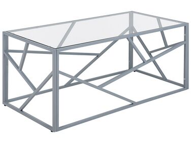 Table basse ORLAND Verre Argenté