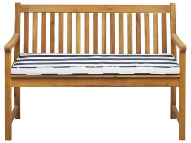 Tuinbank met zitkussen VIVARA 120 cm Gecertificeerd acaciahout Marineblauw