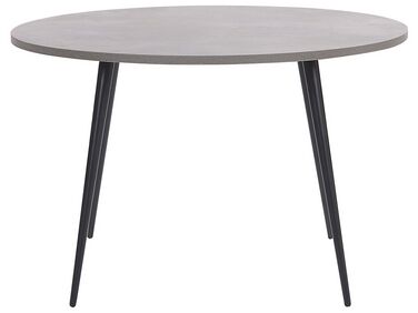 Table de repas ODEON Effet béton gris 120 cm 120 cm