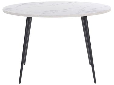 Table de repas ODEON Marbre blanc 120 cm 120 cm