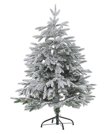 Artificial Snowy Christmas Tree BASSIE 120 cm White