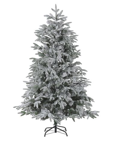 Artificial Snowy Christmas Tree BASSIE 180 cm White