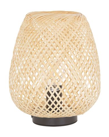 Tafellamp BOMU Bamboe Lichtbruin