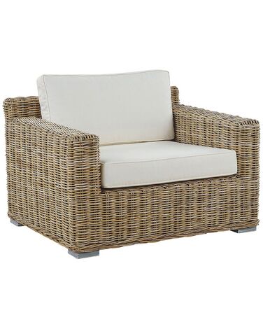Tuinfauteuil ARDEA Rotan Lichtbruin
