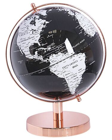 Wereldbol CABOT Zwart 28 cm
