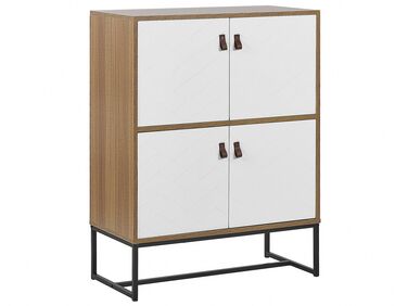 Kast NUEVA Lichtbruin/wit