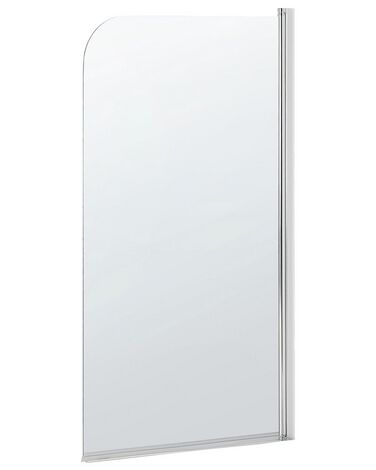 Shower Bath Screen LAPAN II 1400 x 700 mm Silver