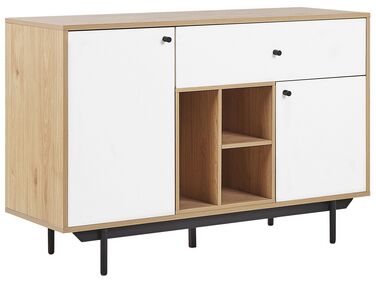 Dressoir met 2 deuren ITACA Bruin/wit