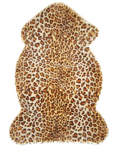 Tapis en fausse fourrure NAMBUNG Marron 60 x 90 cm