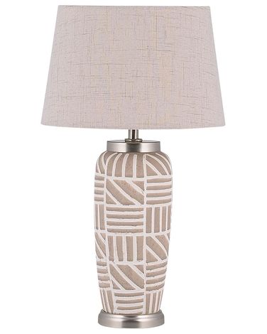 Tafellamp TRAISEN Keramiek Beige
