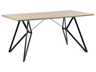 Table de repas BUSCOT Marron clair 160 cm 90 cm