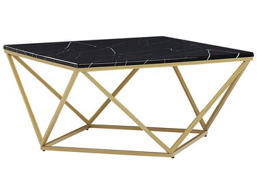 Table basse MALIBU Marbre noir