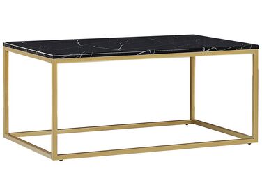 Table basse DELANO Noir/doré