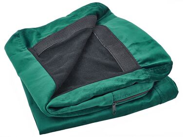 Armchair Cover BERNES Velvet Green