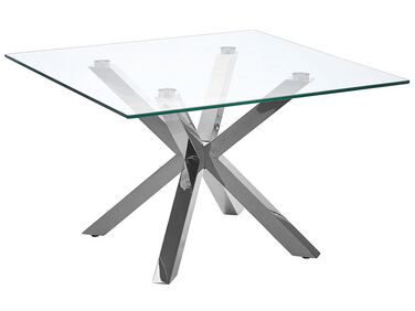 Table basse STARLIGHT Verre de sécurité Argenté