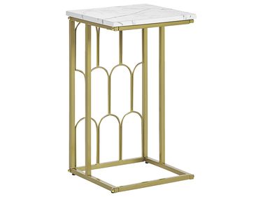 Table d'appoint PANDALE Marbre blanc