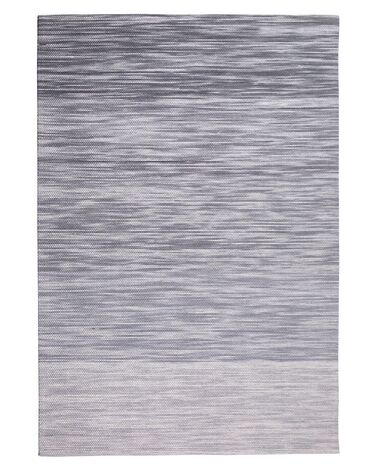 Vloerkleed KAPAKLI Grijs 140 x 200 cm Wol
