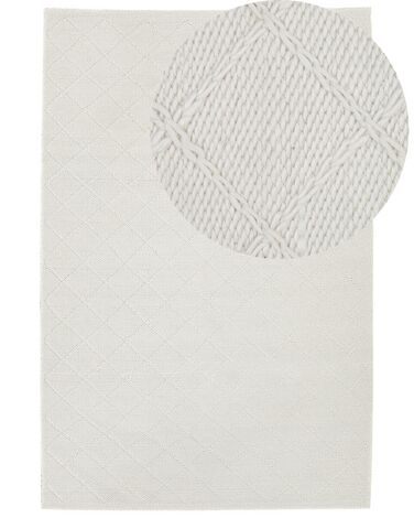 Vloerkleed ELLEK Wit 160 x 230 cm Wol
