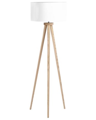 Staande lamp NITRA Eikenhout Wit