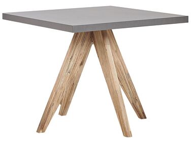 Table de salle à manger de jardin OLBIA 90 cm 90 cm Béton Gris