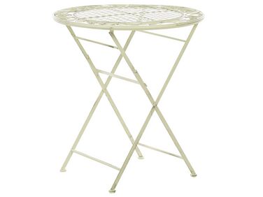 Table bistrot BIVIO 70 cm 70 cm Métal Vert clair