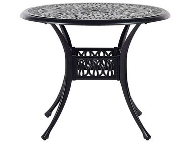 Bistrotafel ANCONA 90 cm 90 cm Metaal Zwart