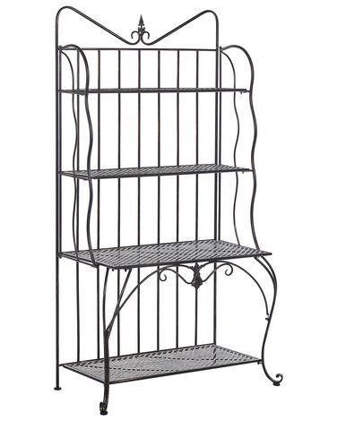 Rek PAVONA Metaal 170 cm 94 cm Zwart