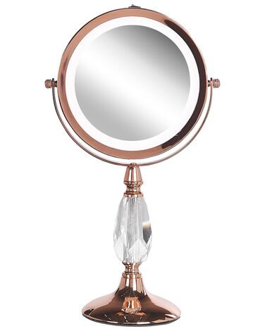 Make-up spiegel LED MAURY Roségoud