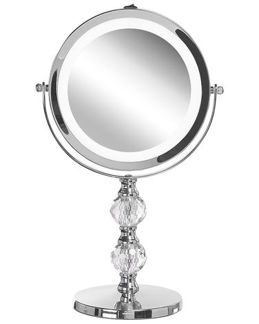 Make-up spiegel LED CLAIRA Zilver