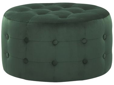 Pouffe TAMPA Velvet Dark Green