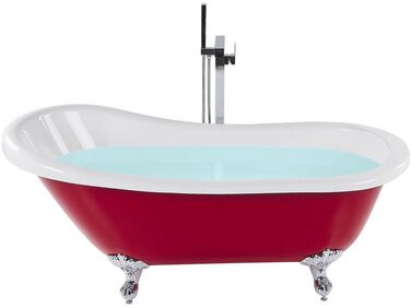 Vrijstaand bad CAYMAN 153 x 77 cm Rood