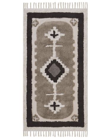 Tapis GEYVE Beige 80 x 150 cm Coton