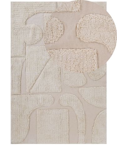 Tapis DIYADIN Beige 160 x 230 cm Coton
