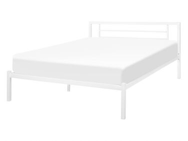 Bed Metaal CUSSET 140 x 200 cm Wit
