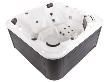 Spa d'extérieur avec LED TULAROSA Blanc