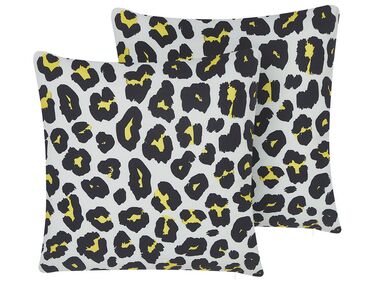 Set van 2 tuinkussens KARDITSA dierenprint 45 x 45 cm Meerkleurig