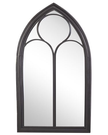 Wandspiegel TRELLY 62 cm 113 cm Metaal Zwart