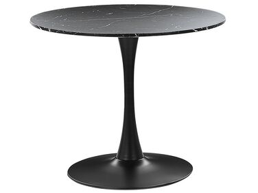 Table de repas BOCA Marbre noir 90 cm 90 cm